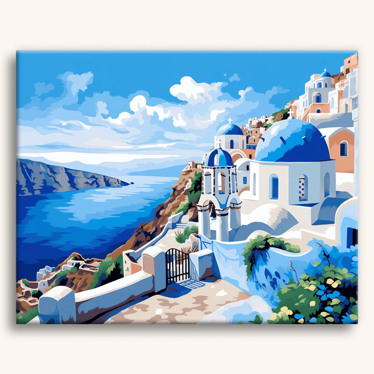 Klippen von Santorin