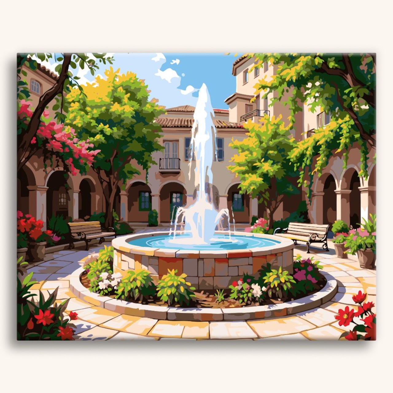 Garden Fountain Bliss