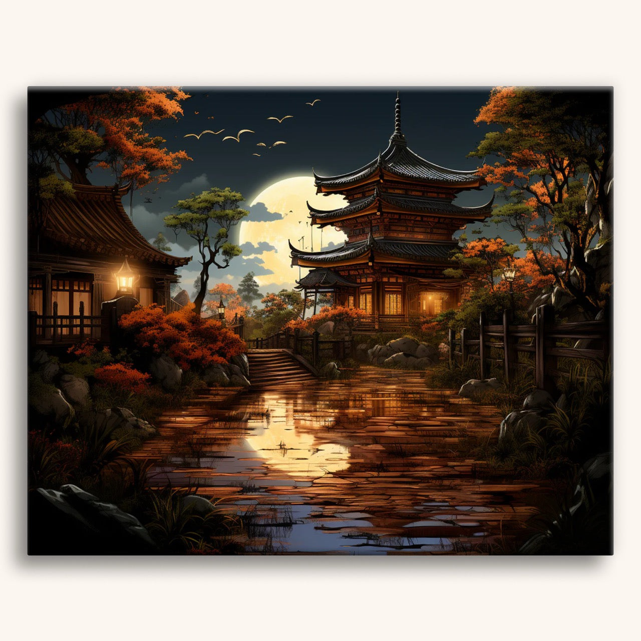 Tempels in het Maanlicht