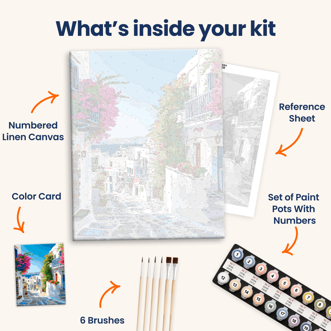 Custom Paint by Numbers Kit – Mystery Color