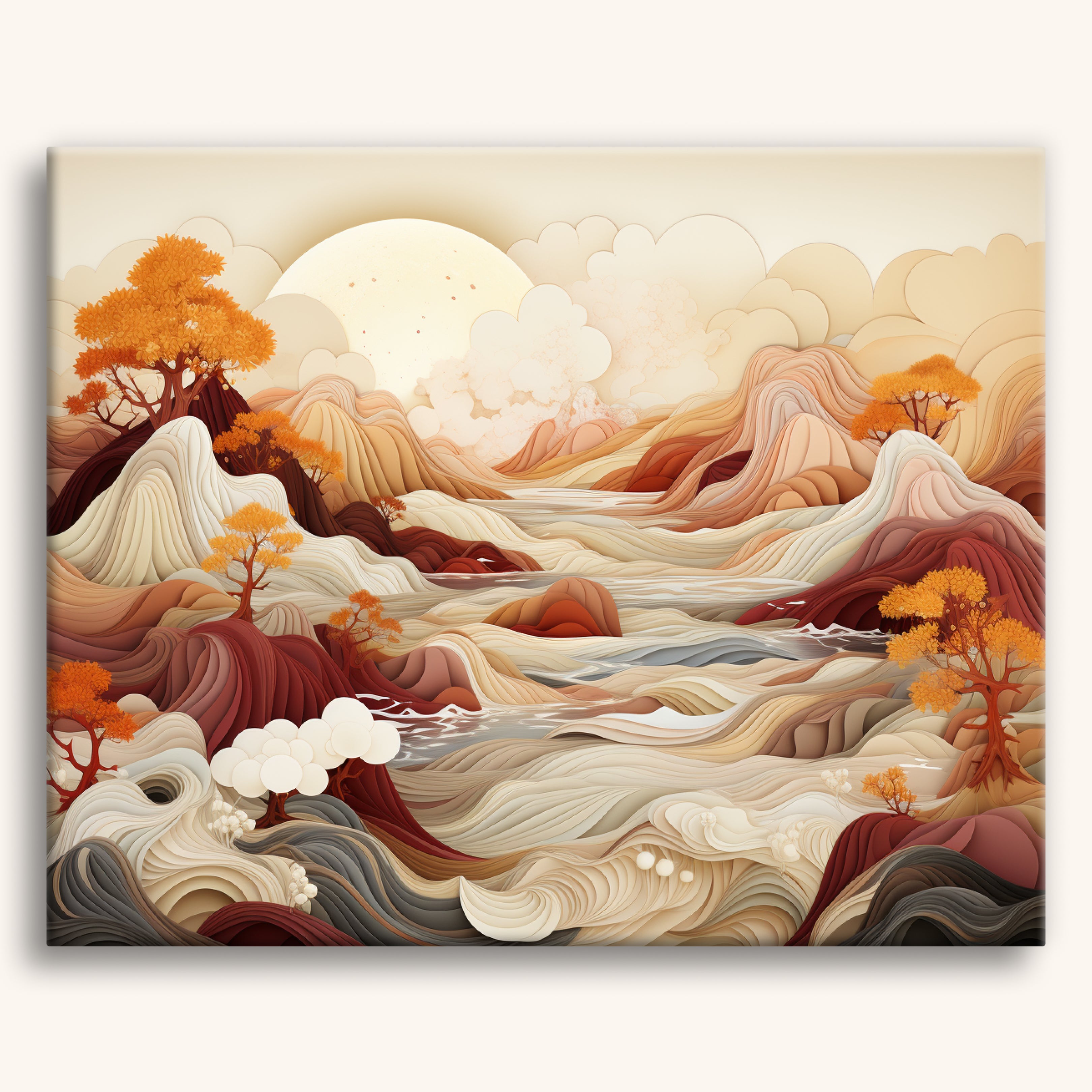 Abstracte Berg Harmonie