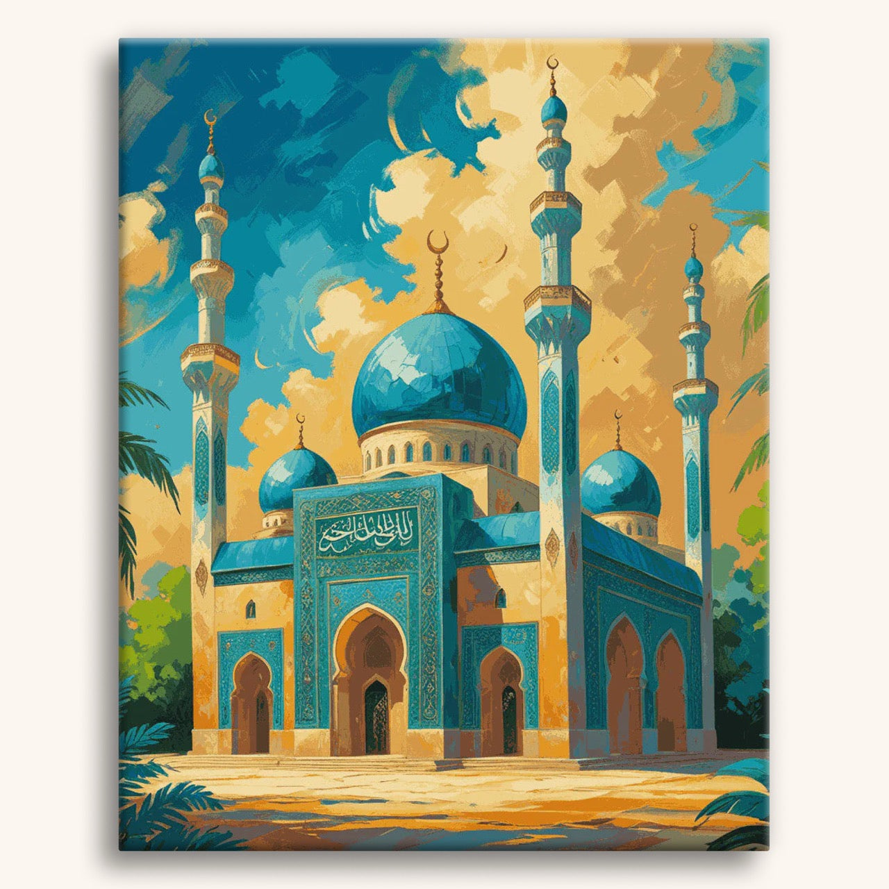 Azure Mosque Elegance