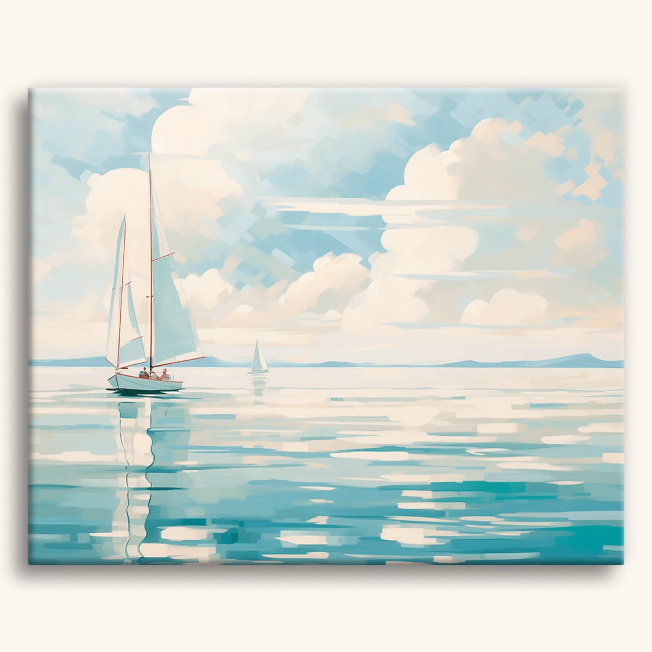 Boot in Blau