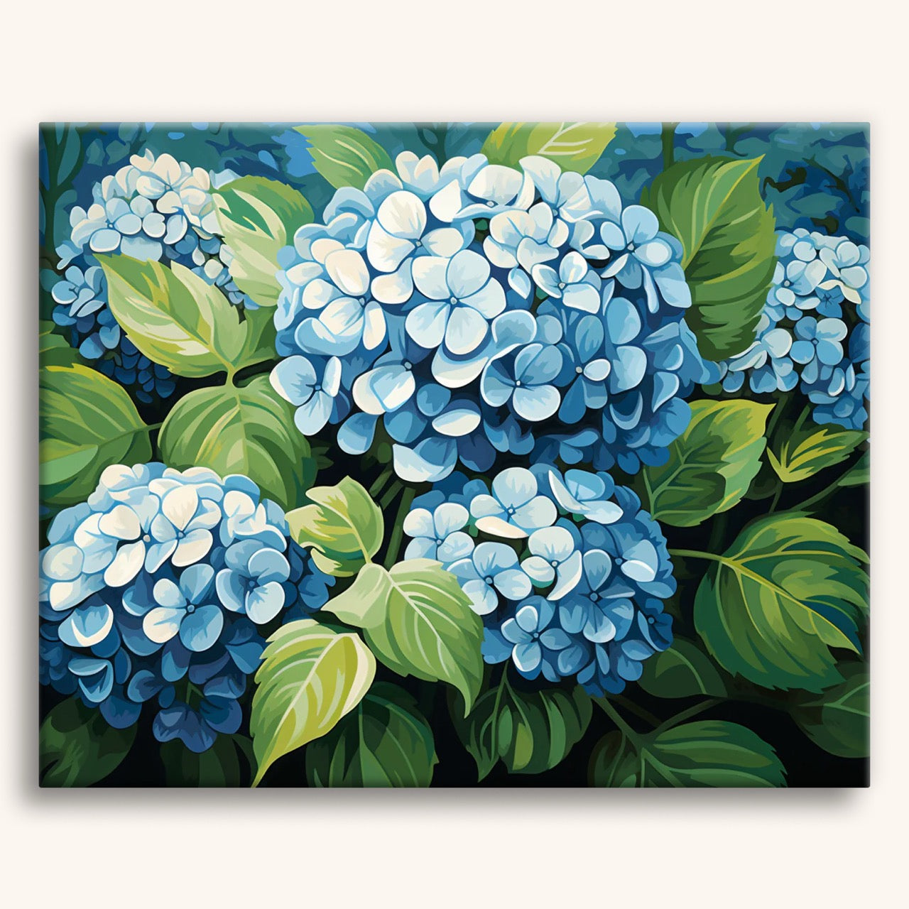 Geclusterde Hortensia's