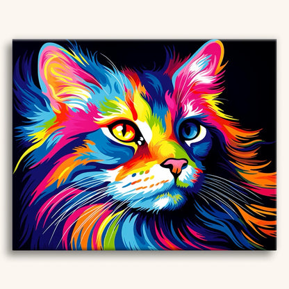 Colourful Cat