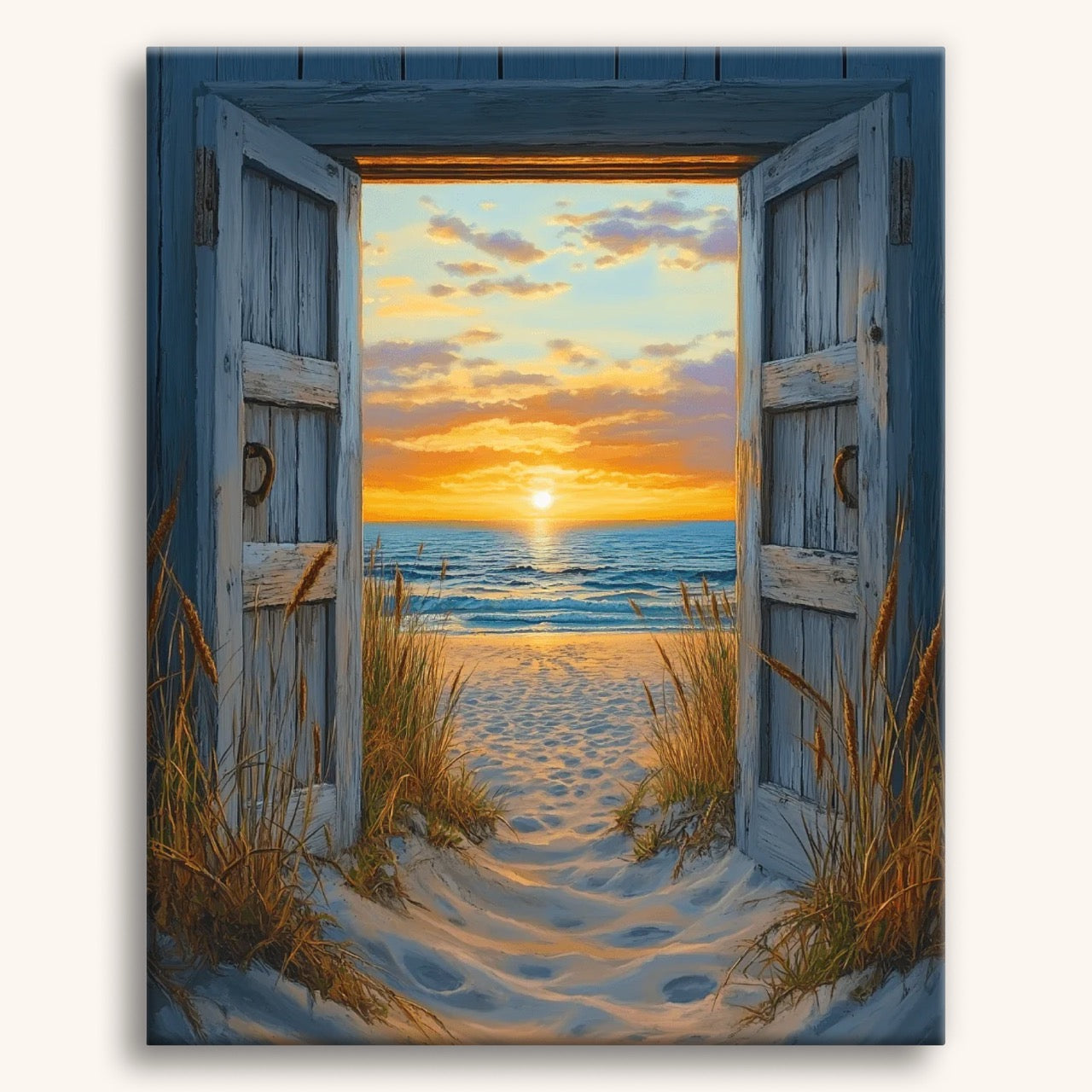 Tür zum Sonnenuntergang