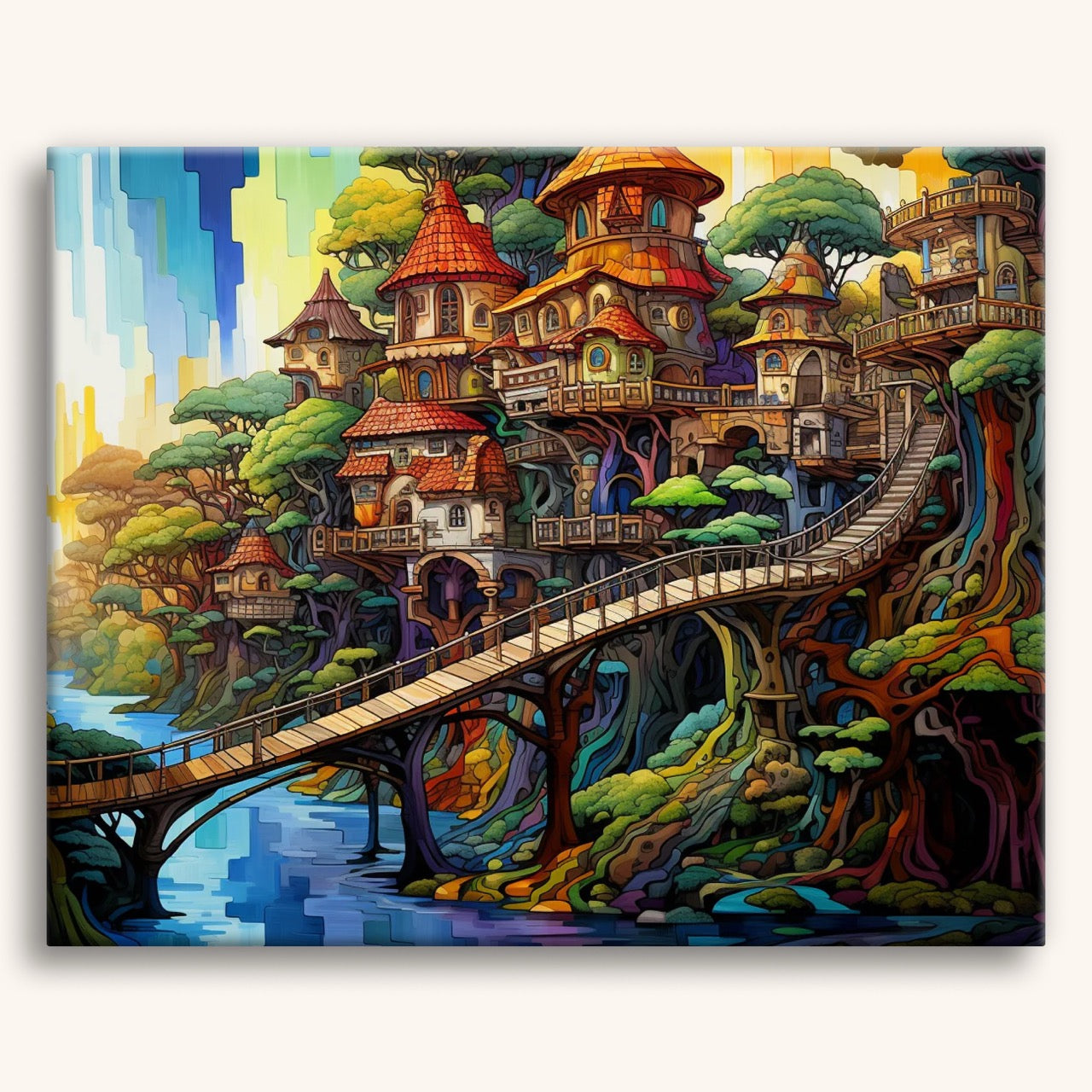 Dreamy Bridge Hamlet