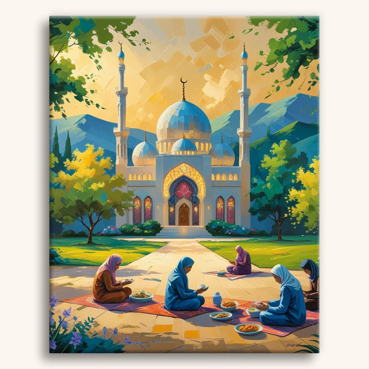 <br>Iftar at the Mosque