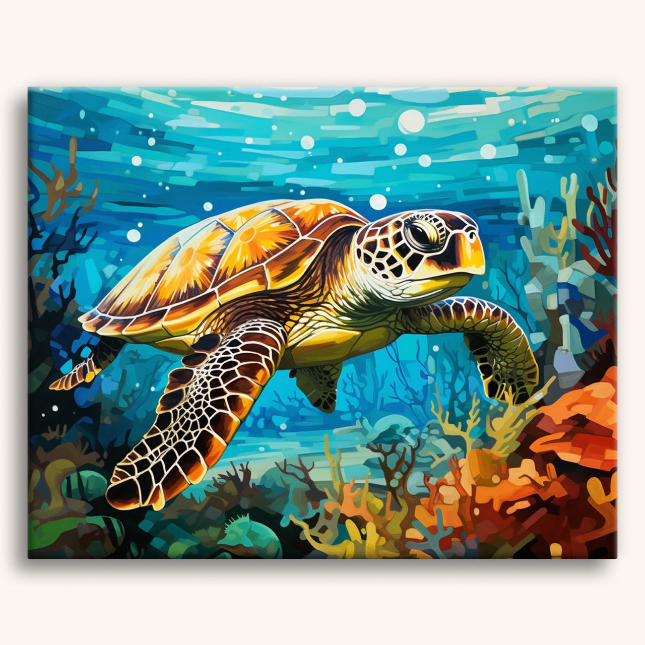 Lebende Schildkröte