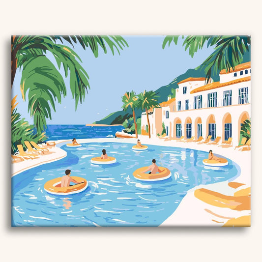Poolside Siesta