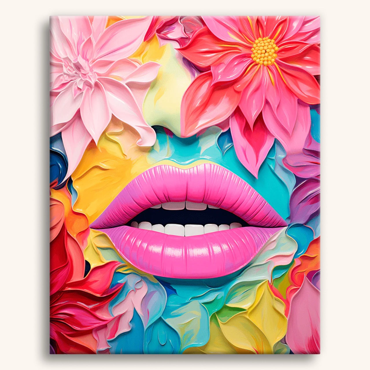 Pop-Art-Lippen