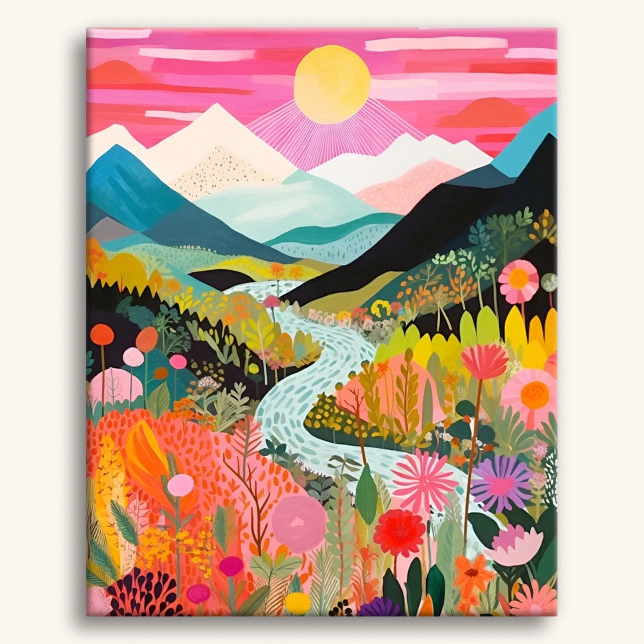 Fluss der Blüte