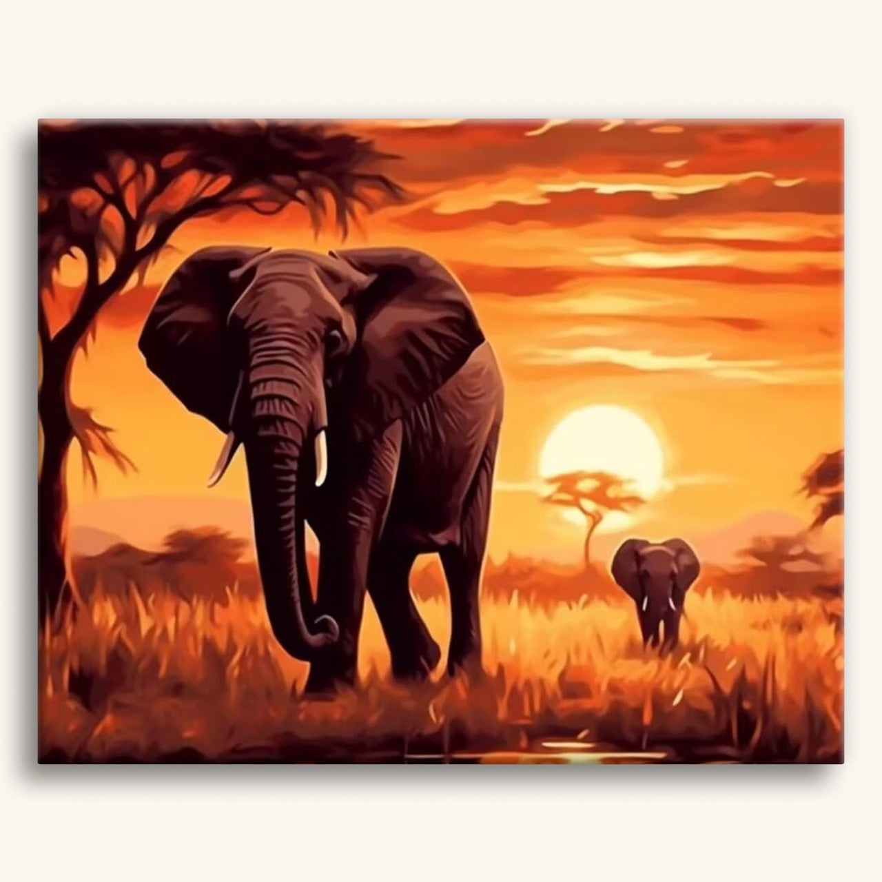 Savannah-Fußstapfen