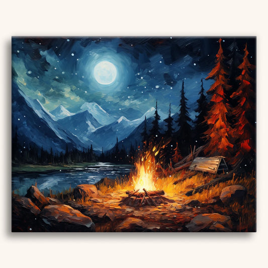 Starry Night Fire