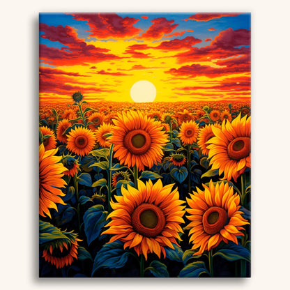 Sunflower Dusk